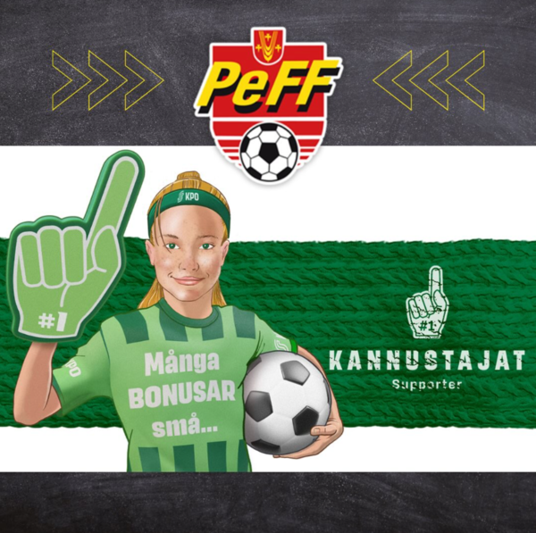 ​PeFF är också i år en del sv KPOs supportersällskap! ⚽️ 