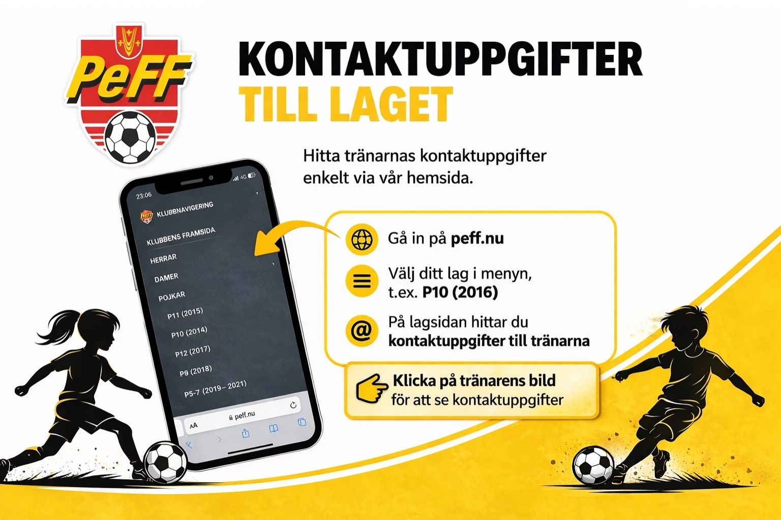 Vill du komma och prova på träning eller veta mer om laget? Ta kontakt.