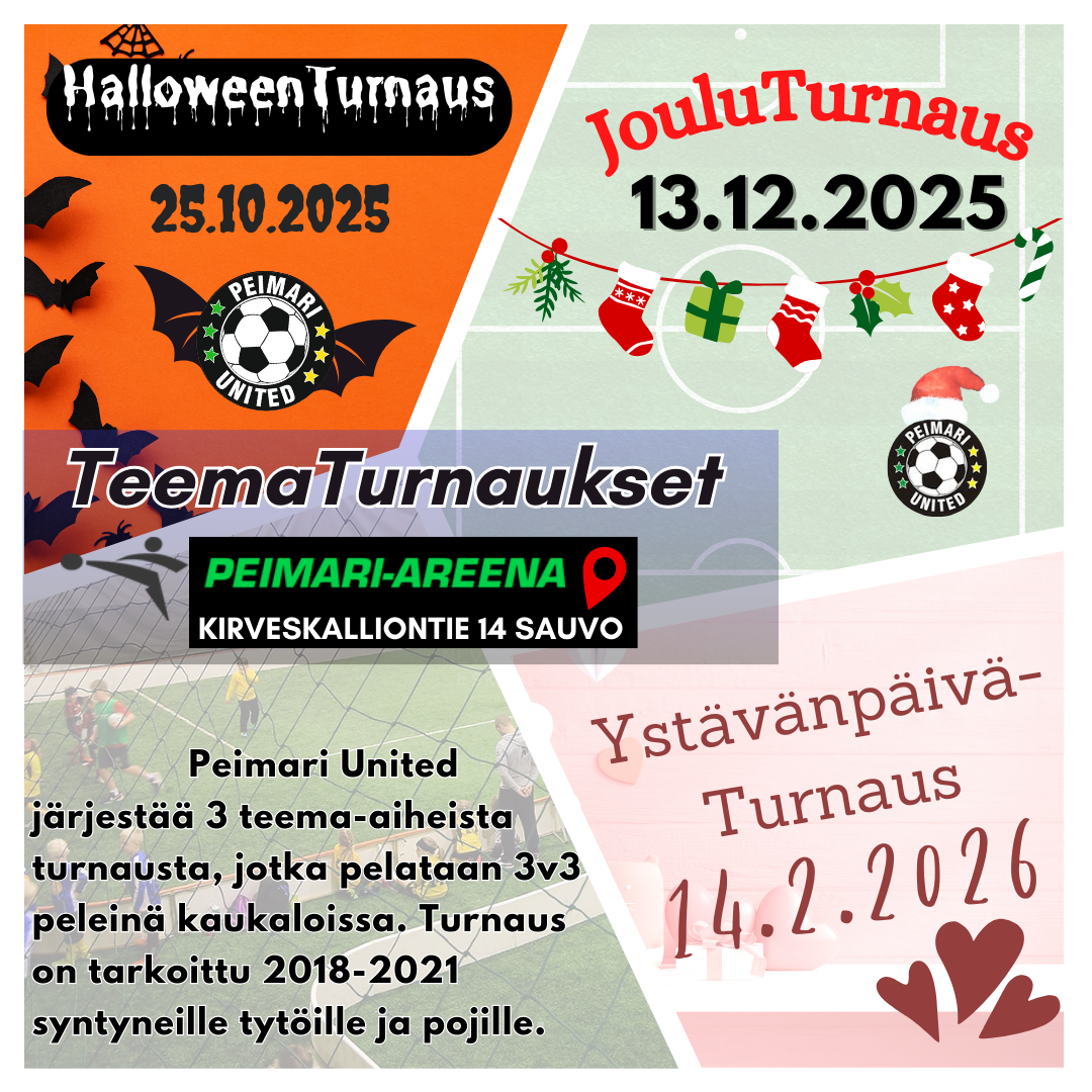 Talven teematurnauksia 2018-2021 syntyneille futaajille