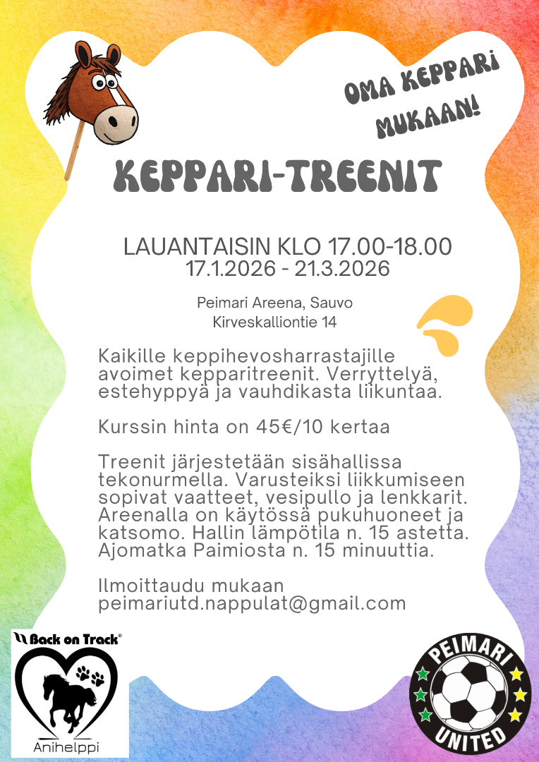 Keppari- treenit alkaa!