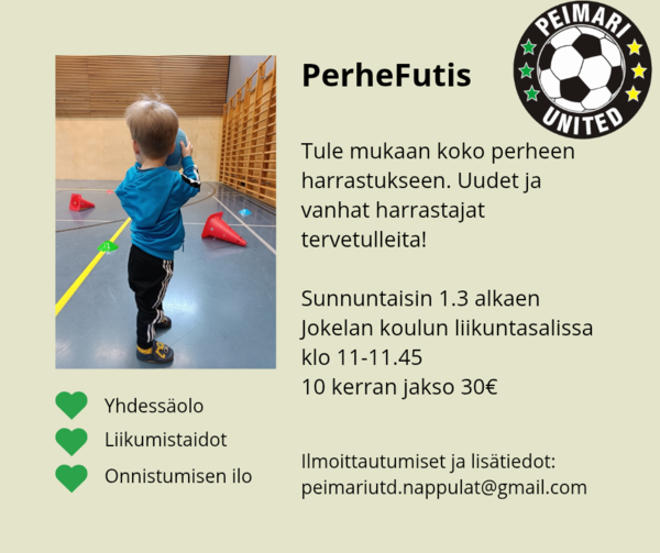 PerheFutis alkaa 1.3.2026