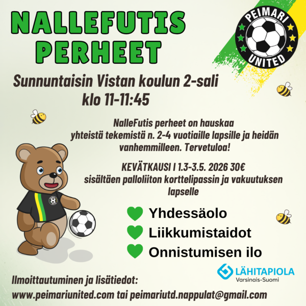 Perhefutis käynnistyy taas!