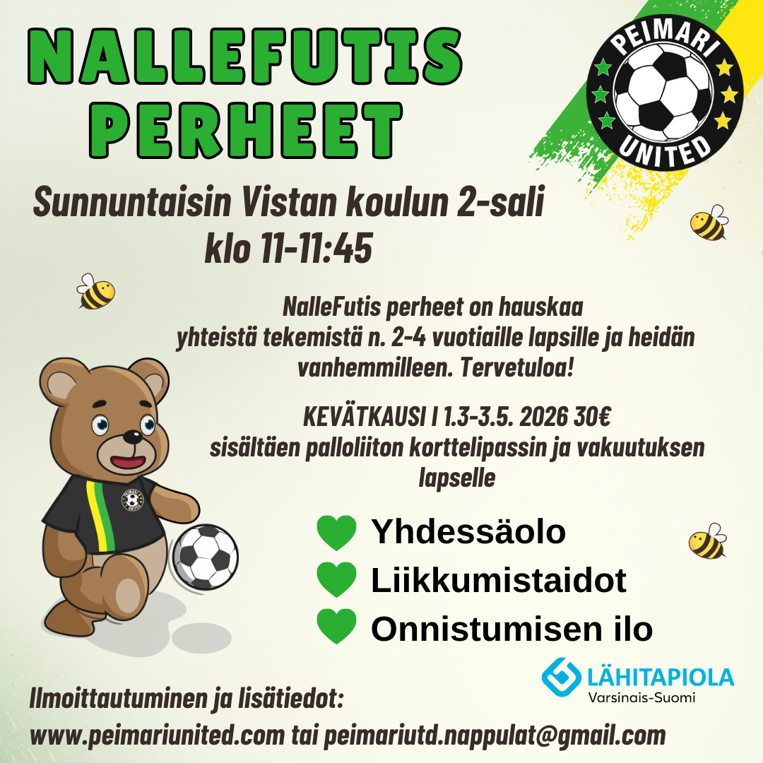 Perhefutis käynnistyy taas!