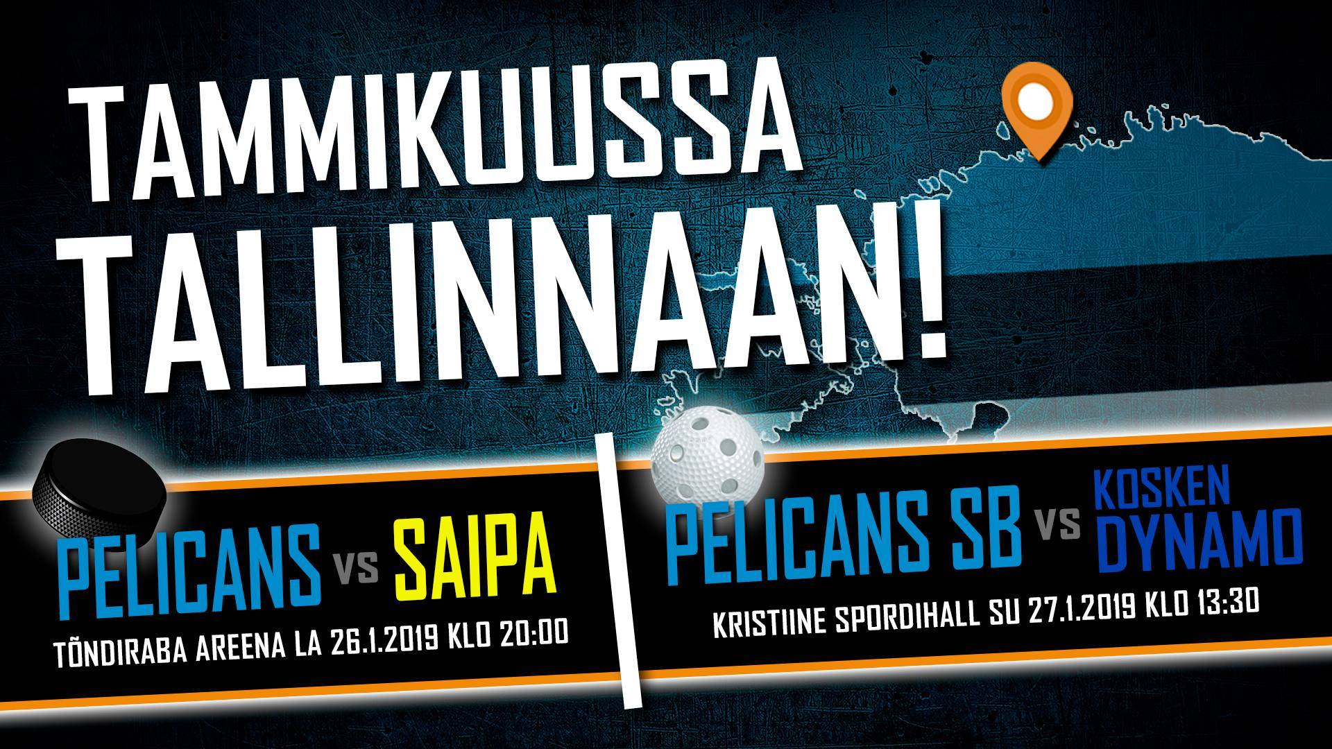 Pelicans SB tekee historiaa - tammikuussa otellaan Tallinnassa!