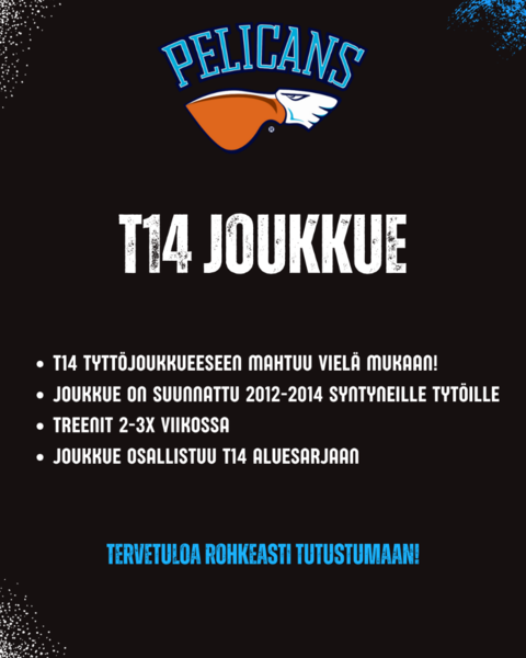​Mukaan T14 joukkueeseen
