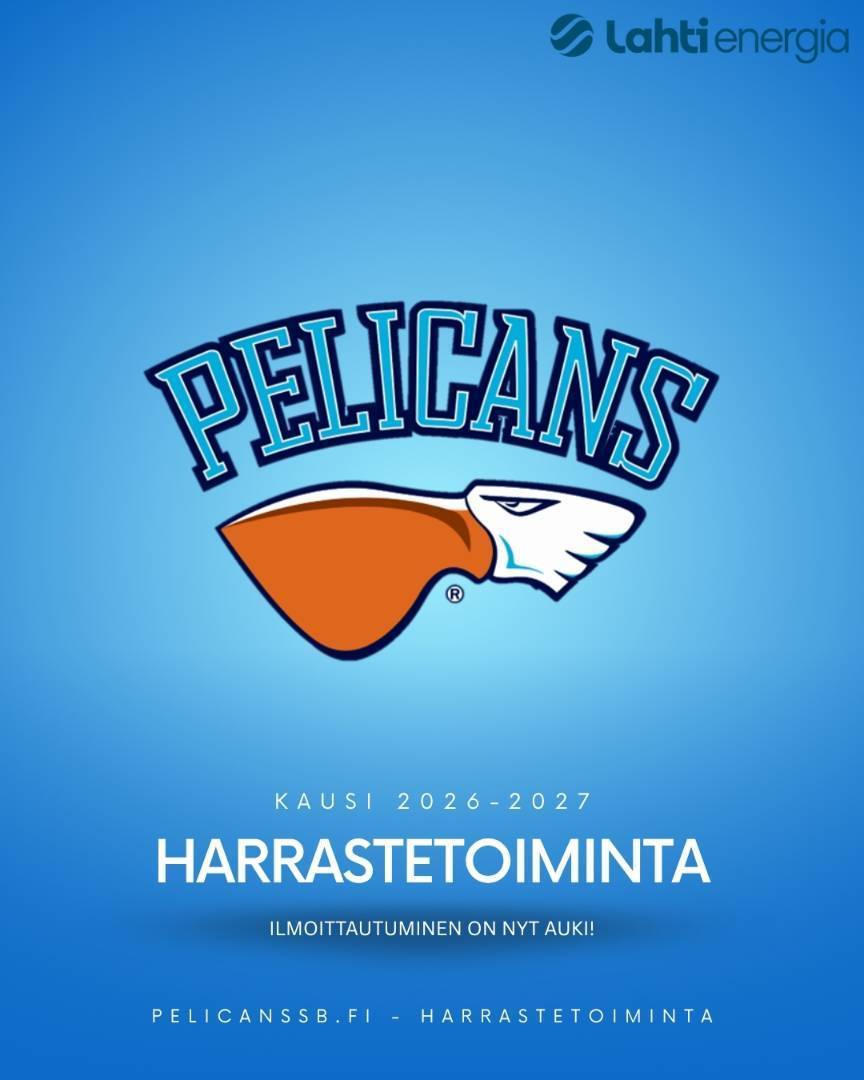 Pelicans SB harrastetoiminta kaudella 2026-2027