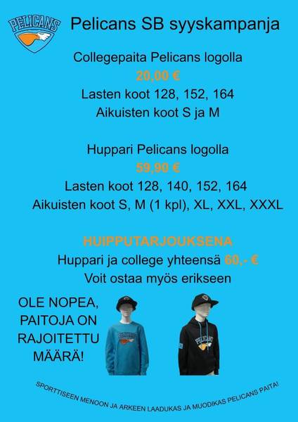 Nyt todella edullisesti Huppari  Ja Collegea