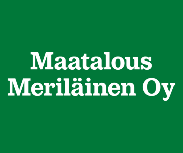 Maatalous Meriläinen Oy/Pääyhteistyökumppani