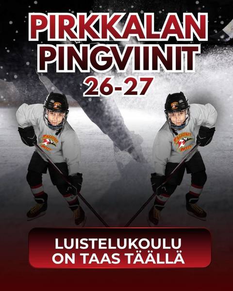 Luistelukoulun ilmoittautuminen auki