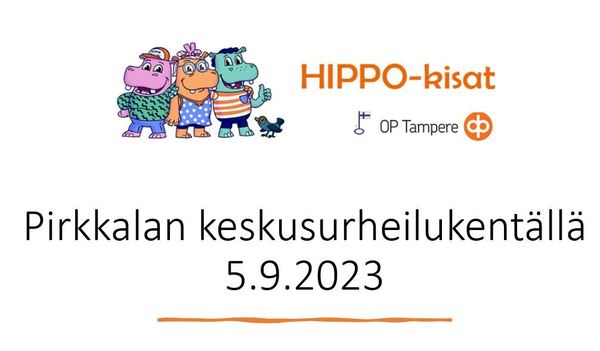 Hippo-kisat 5.9.2023