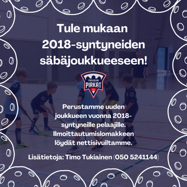 Uusi joukkue 2018-syntyneille!