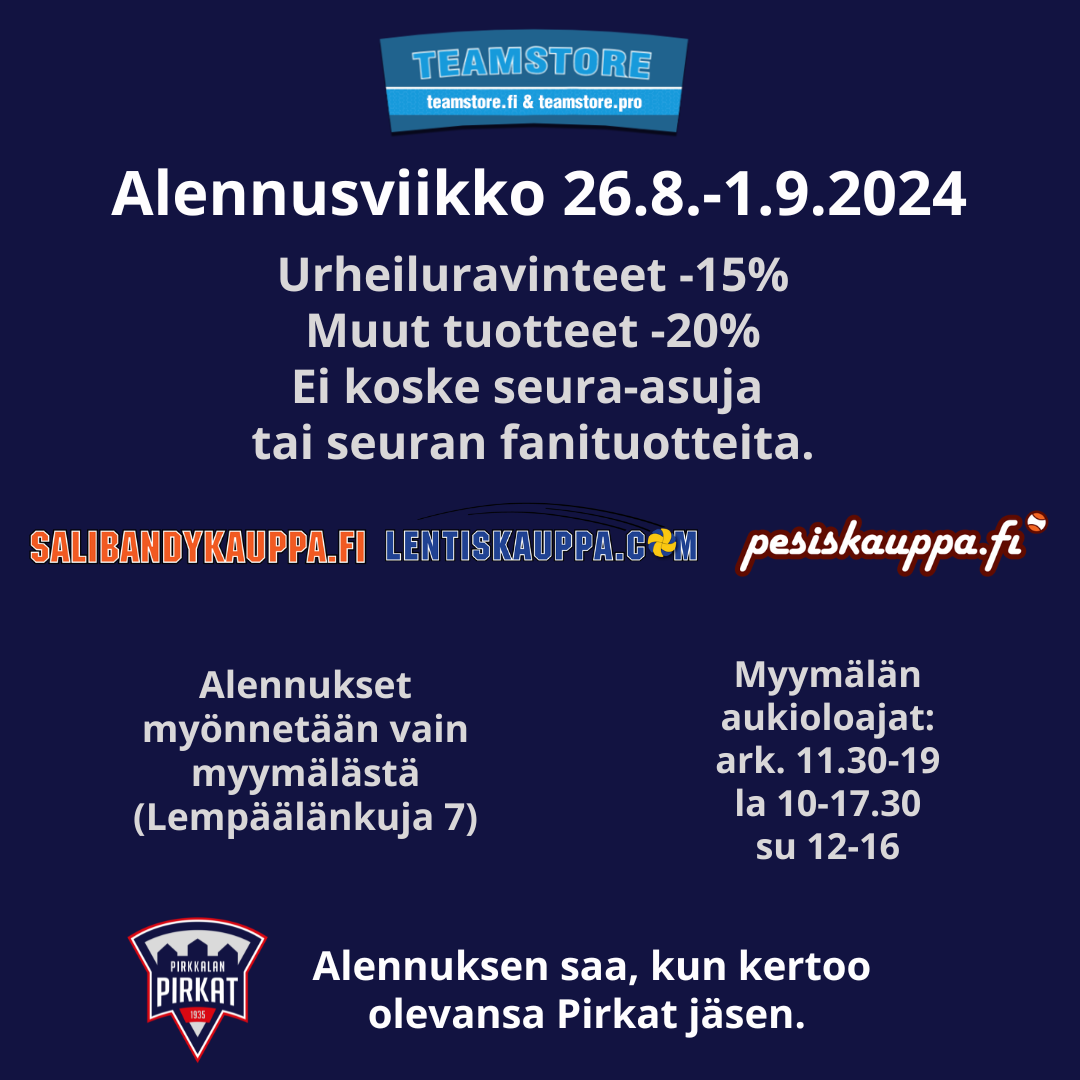 Alennusviikko Teamstorella!