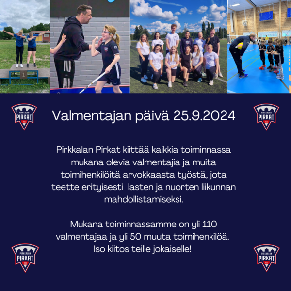 Valmentajan päivä 25.9.