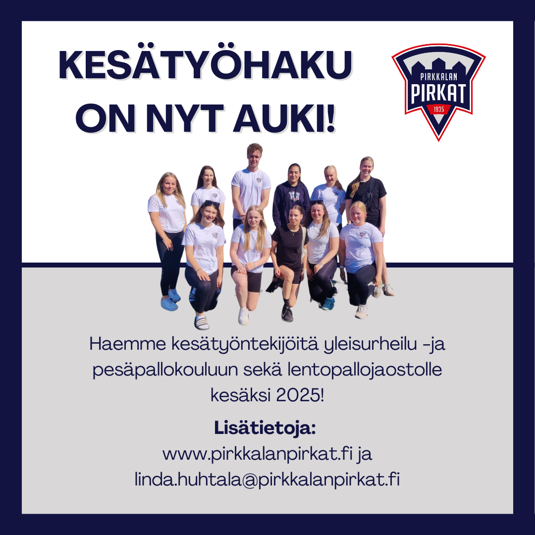 Tule meille kesätöihin!