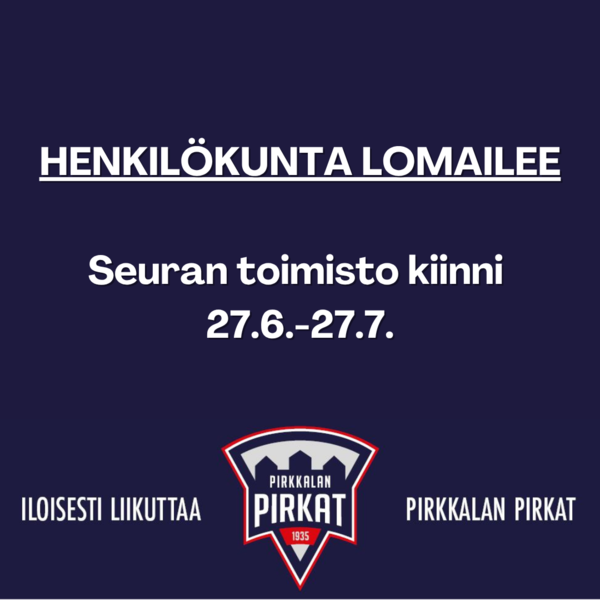 Toimisto kesälomilla