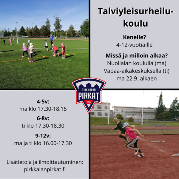 Talviyleisurheilukoulu 2025-2026