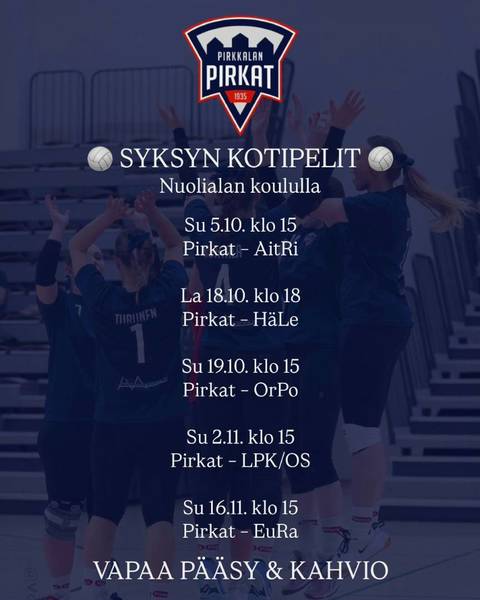 Lentopallon naisten edustuksen kausi käyntiin!
