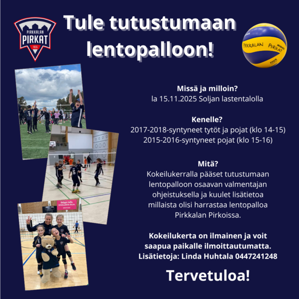 F-E-ikäisten tutustumistreenit la 15.11.