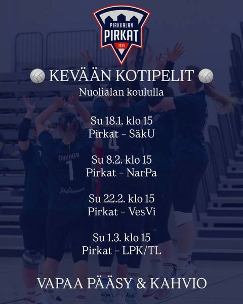 Lentopallonaisten kevätkausi käyntiin!