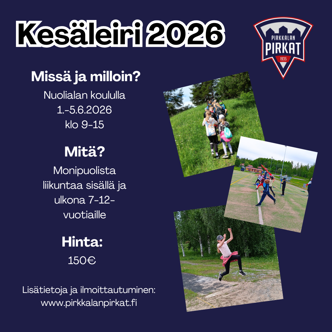 Pirkkain kesäleiri 1.-5.6.2026