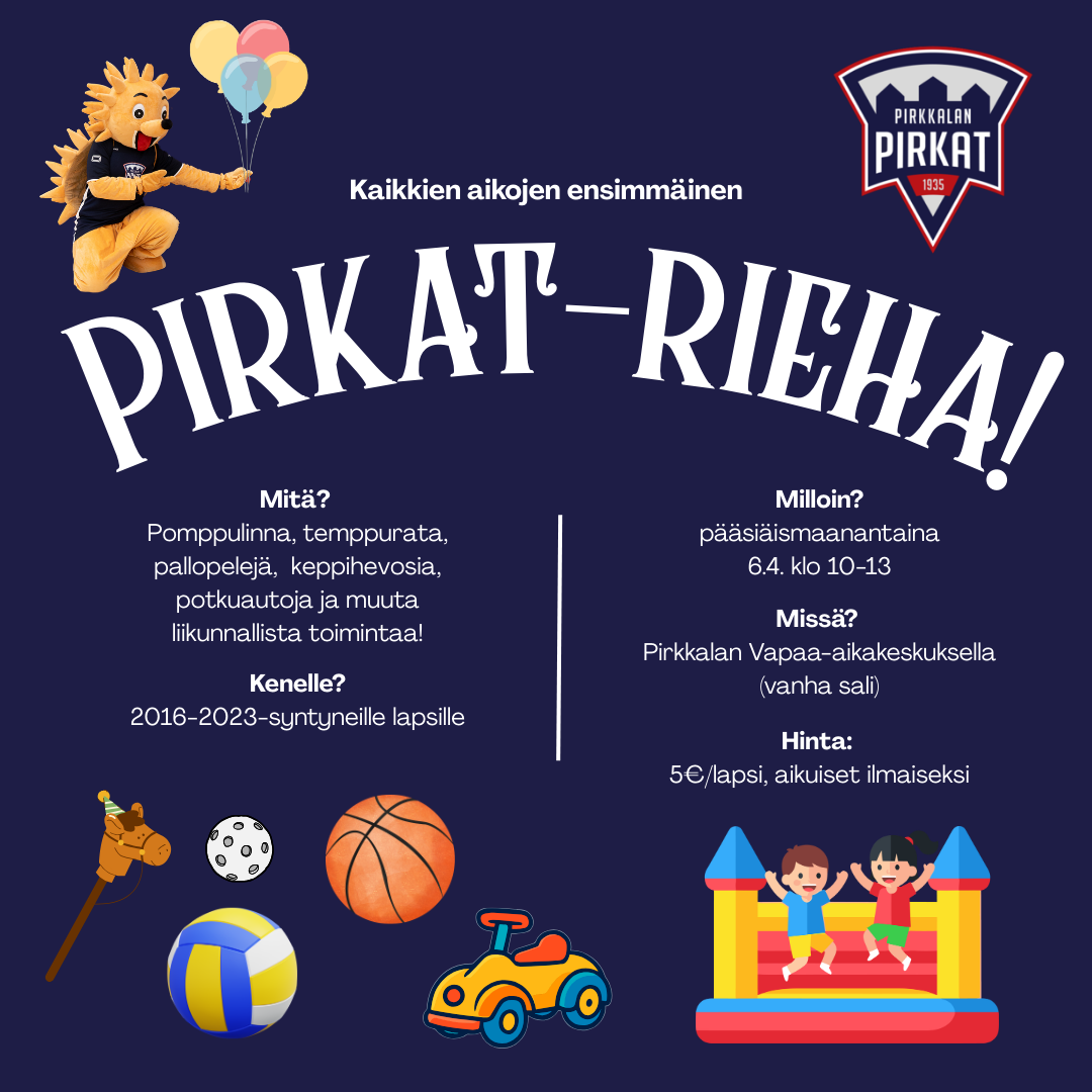 Pirkat-rieha 6.4. klo 10-13!