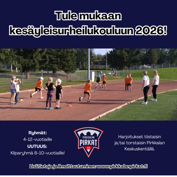 Kesäyleisurheilukoulut 2026