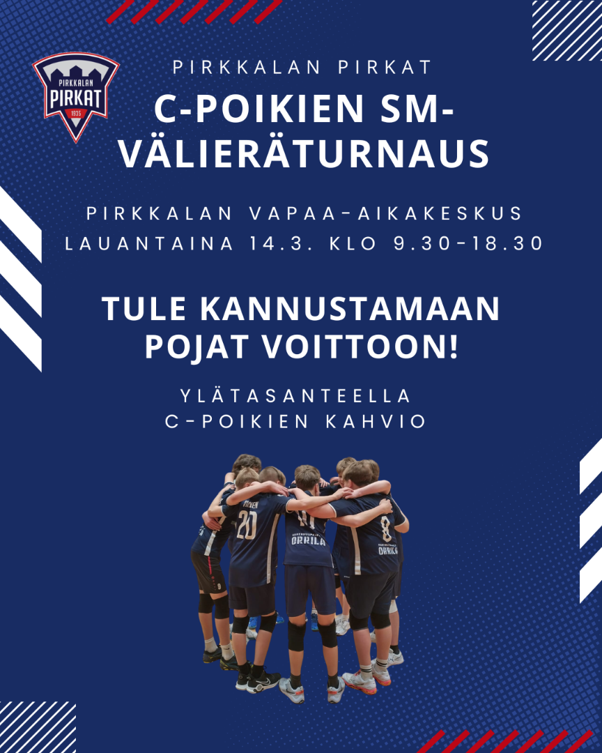 C-poikien SM-välierät Pirkkalassa!