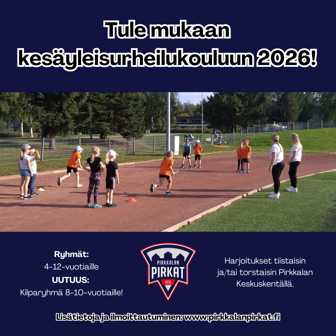 Kesäyleisurheilukoulut 2026