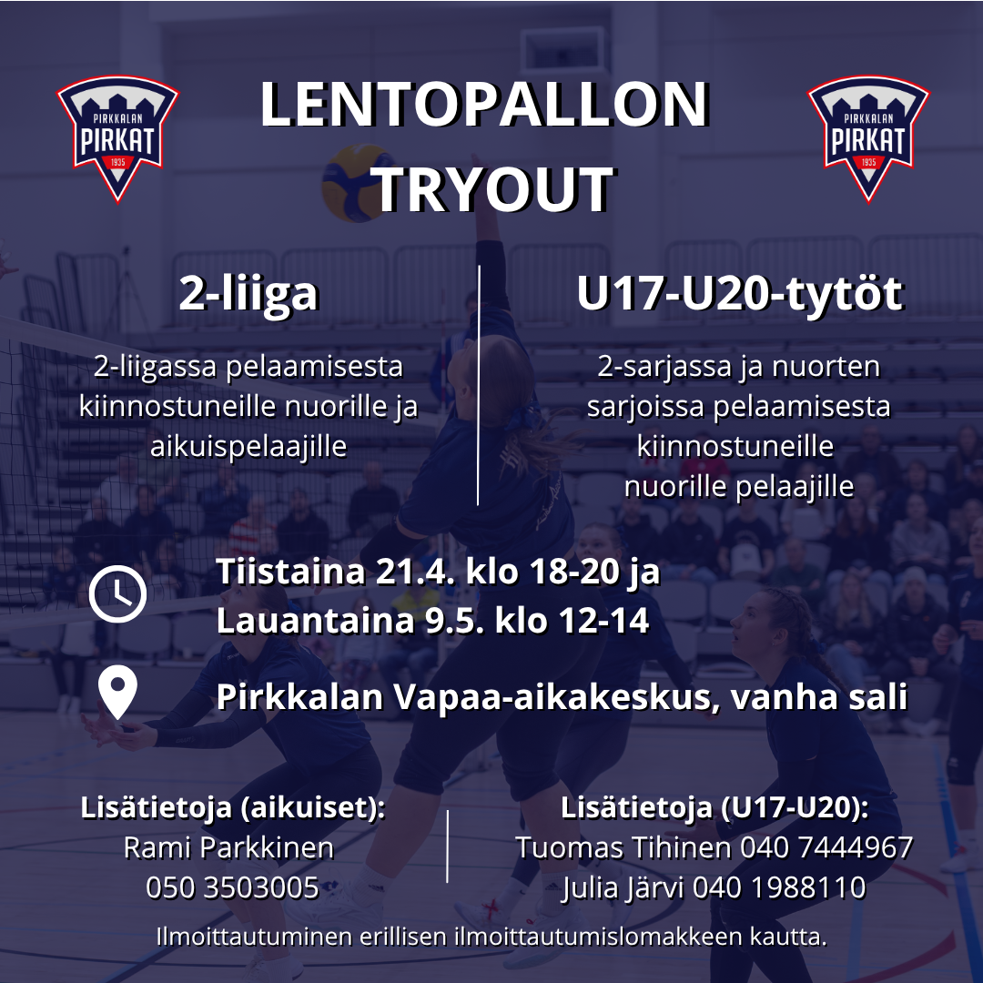 Tryout kaudelle 2026-2027
