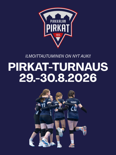 Pirkat-turnauksen ilmoittautuminen on nyt auki! 