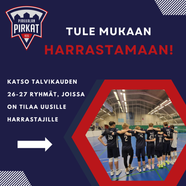 Ilmoittaudu mukaan talvikaudelle 2026-2027!