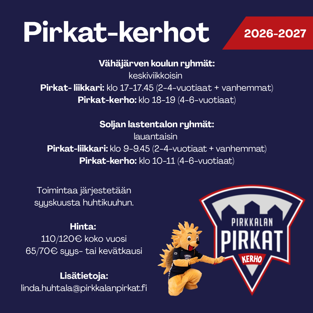 Pirkat-kerhot 2026-2027