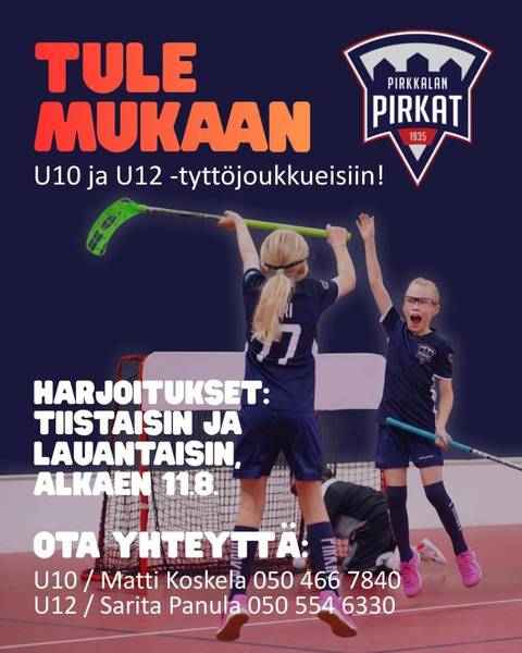 Haetaan pelaajia U10 ja U12 -tyttöjoukkueisiin