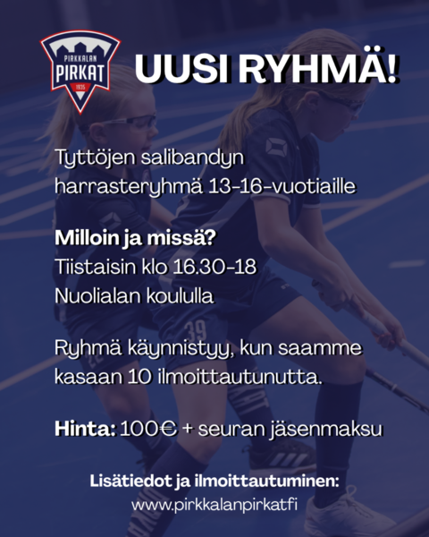 Tyttöjen harrastesalibandy käynnistyy!