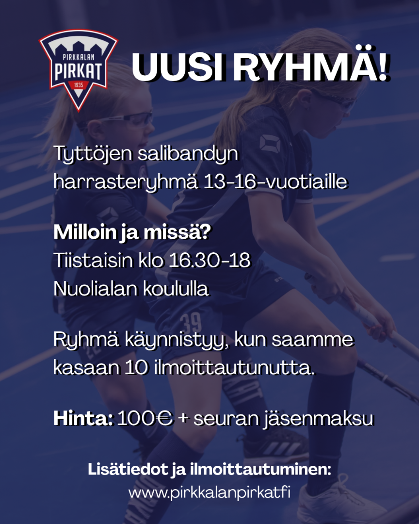 Tyttöjen harrastesalibandy käynnistyy!