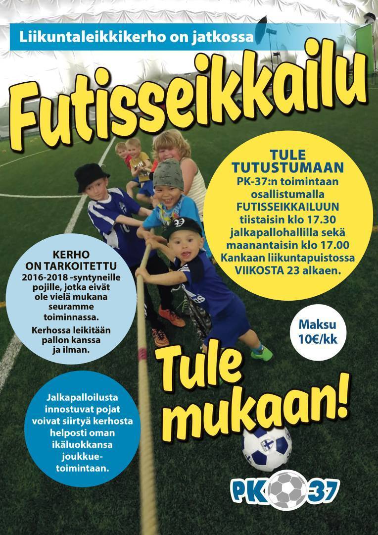 Tule mukaan Futisseikkailuun - Liikutaan, pelataan ja seikkaillaan yhdessä!