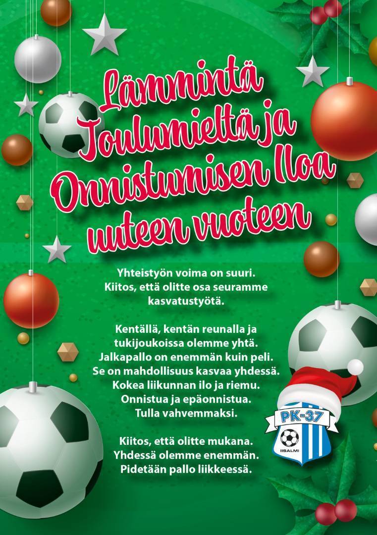 Lämmintä Joulumieltä ja Onnistumisen iloa uuteen vuoteen 2026! 🎅