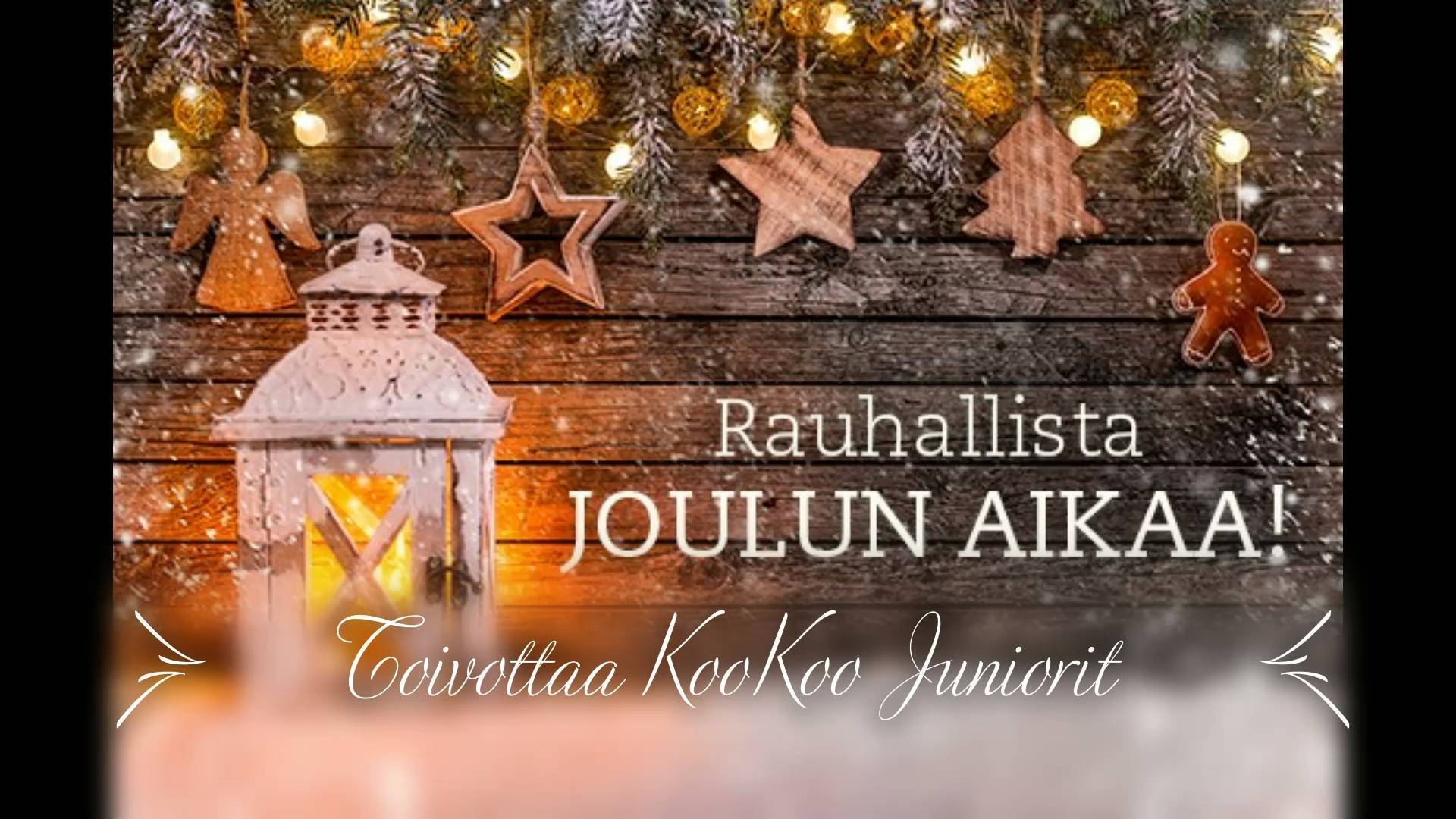 Rauhallista Joulua!