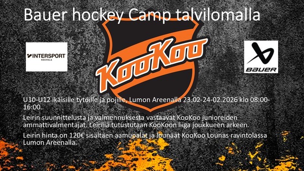 Bauer Hockey Camp talvilomalla