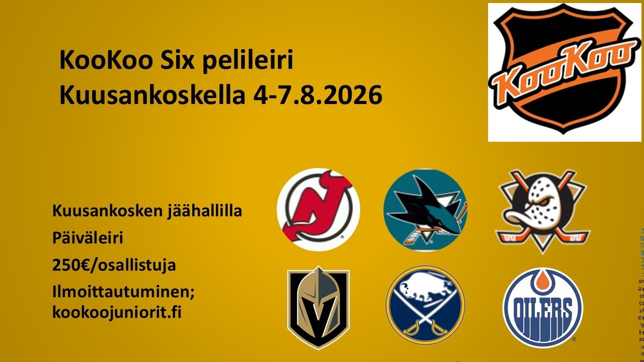 KooKoo Six leiri elokuun alussa