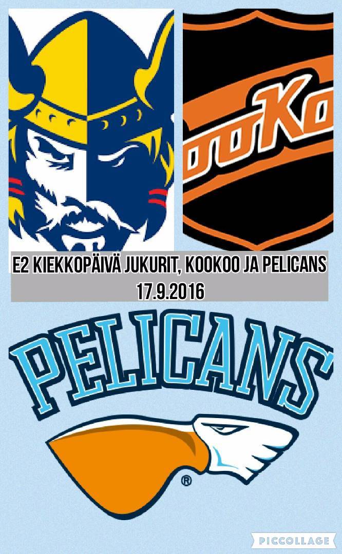 Kiekkopäivät E2 Jukurit, KooKoo ja Pelicans 17.9.2016