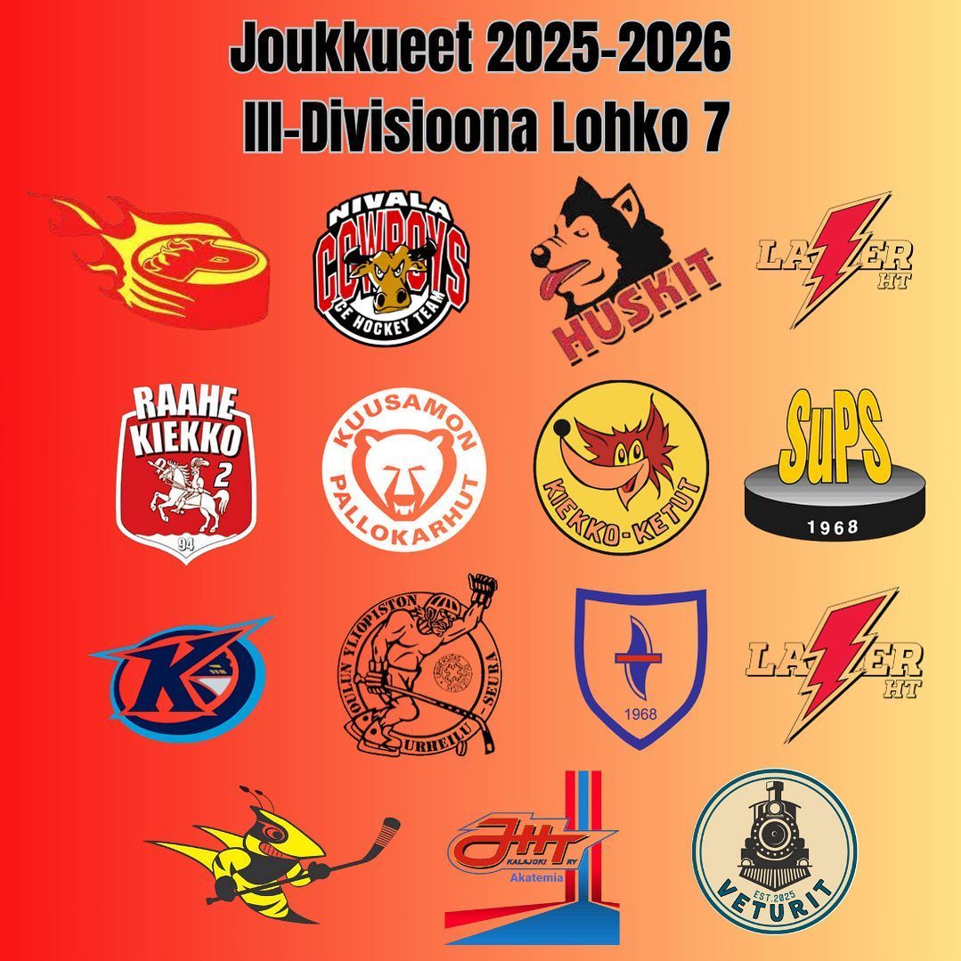 Joukkueet kaudelle 25-26!