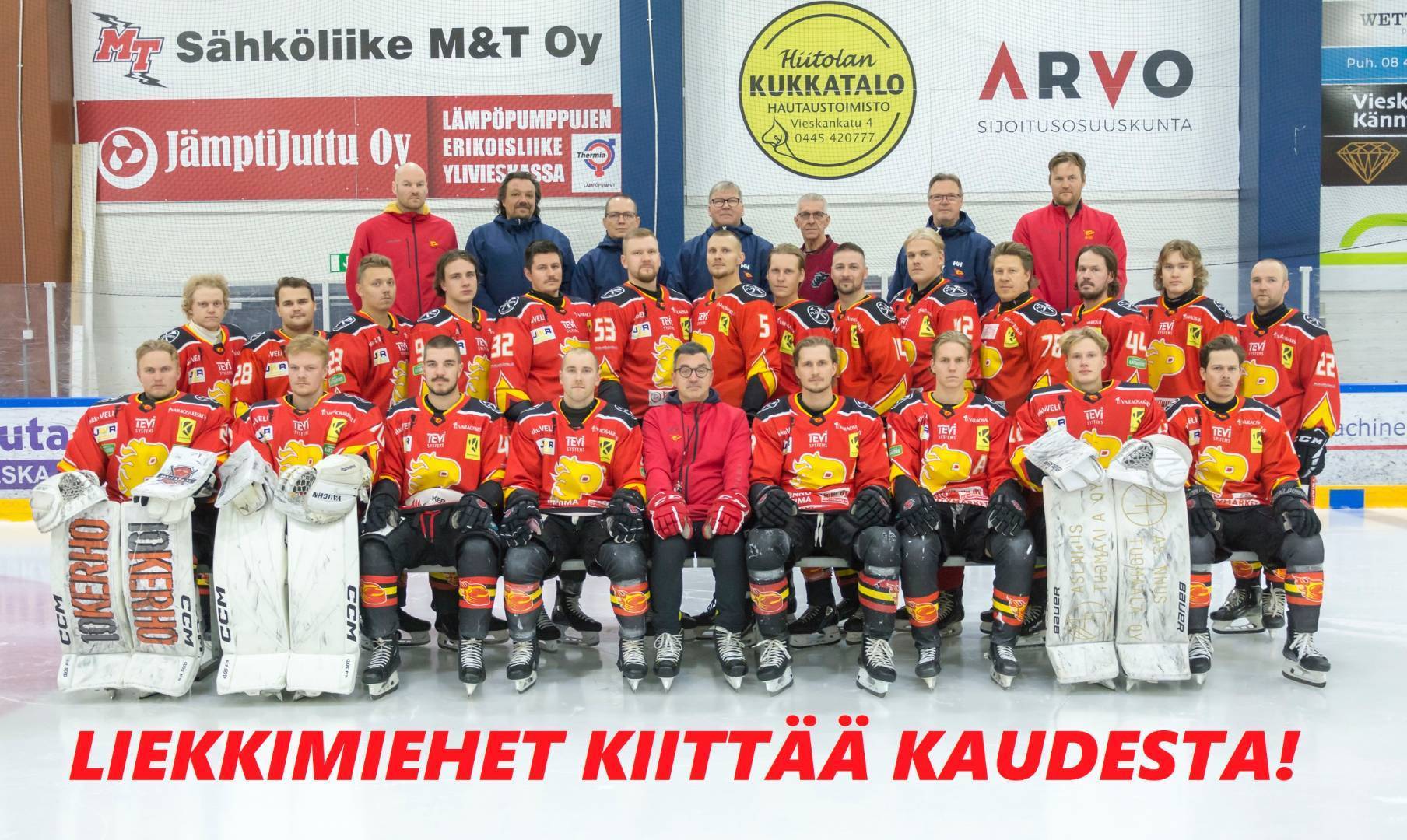 LIEKKIMIEHET KIITTÄÄ KAUDESTA!