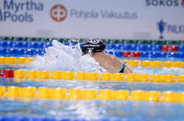 Uinti Populan Riialiina Kiljala rikkoi Nuorten EM-kisojen B-rajan Manse-Uinneissa Tampereella