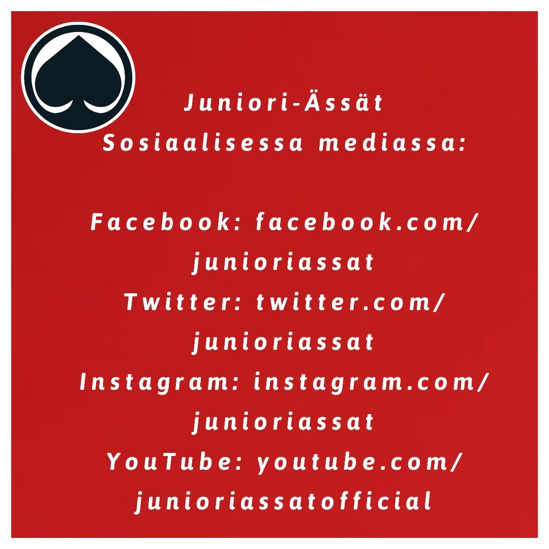 Juniori-Ässät sosiaalisessa mediassa