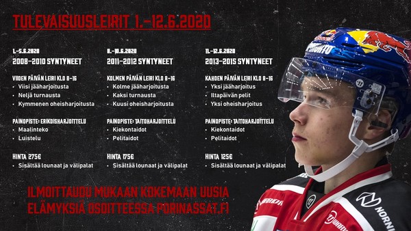 Tulevaisuusleirit 2020 - Porin Ässät ry