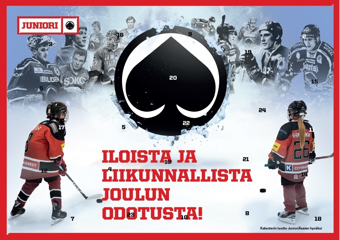 Plusprint Oy tiedote koskien Porin Ässät ry:n joulukalenteriarpajaisia