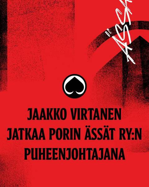 Jaakko Virtanen jatkaa Porin Ässät ry:n puheenjohtajana
