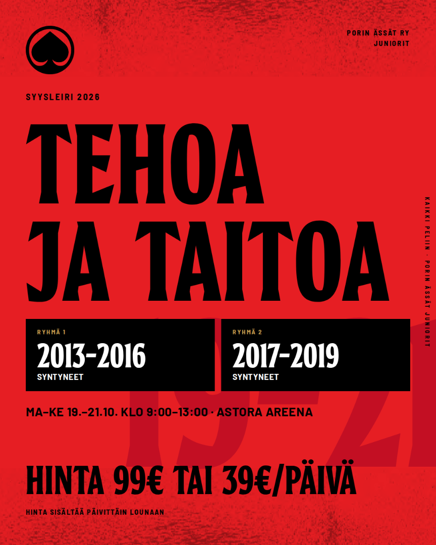 Syysleirit tulossa, varaa paikkasi