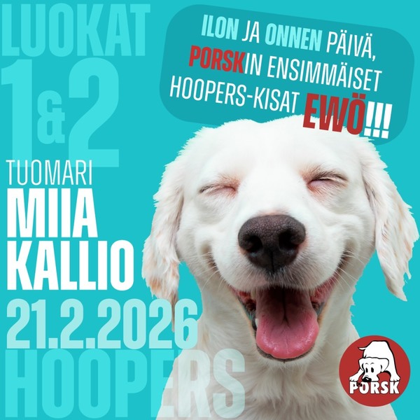 PORSKin Hoopers-kilpailut 21.2.2026